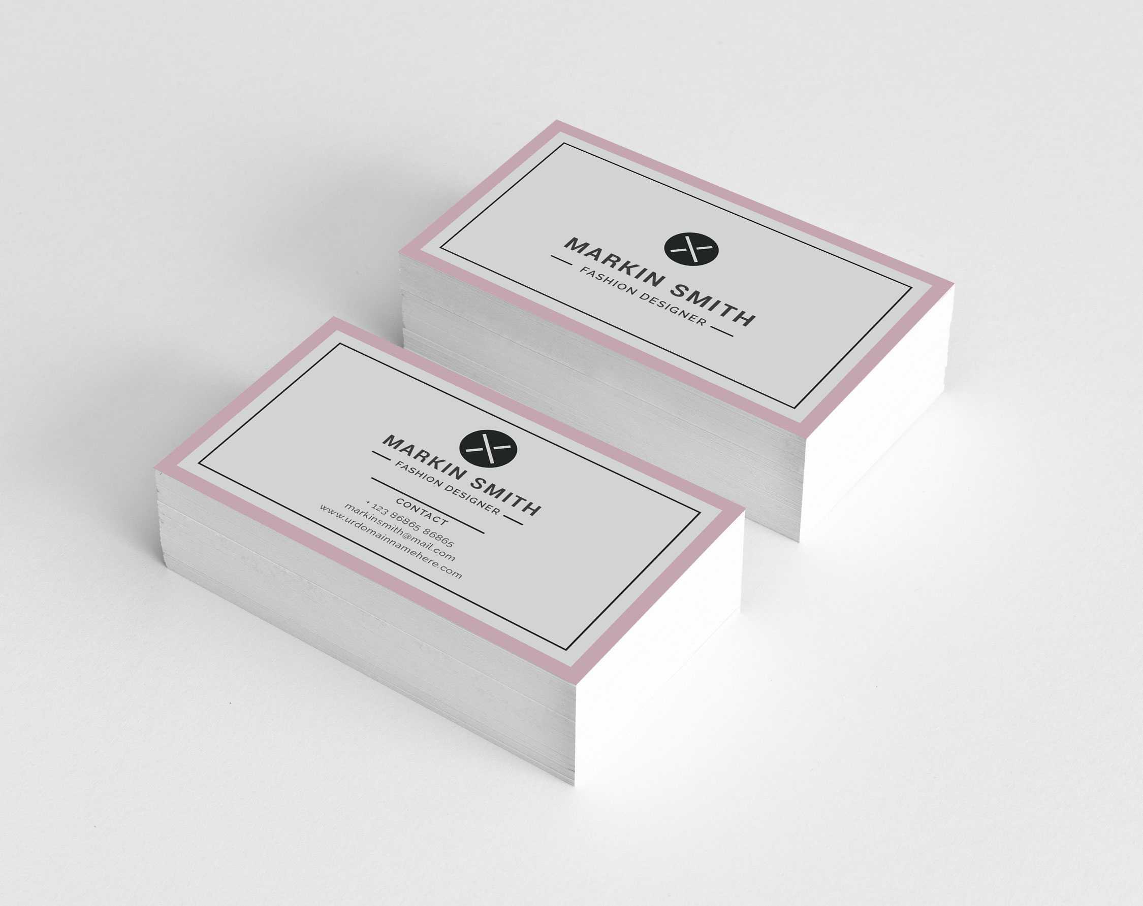 Plain Visiting Card Templates With Plain Business Card Template