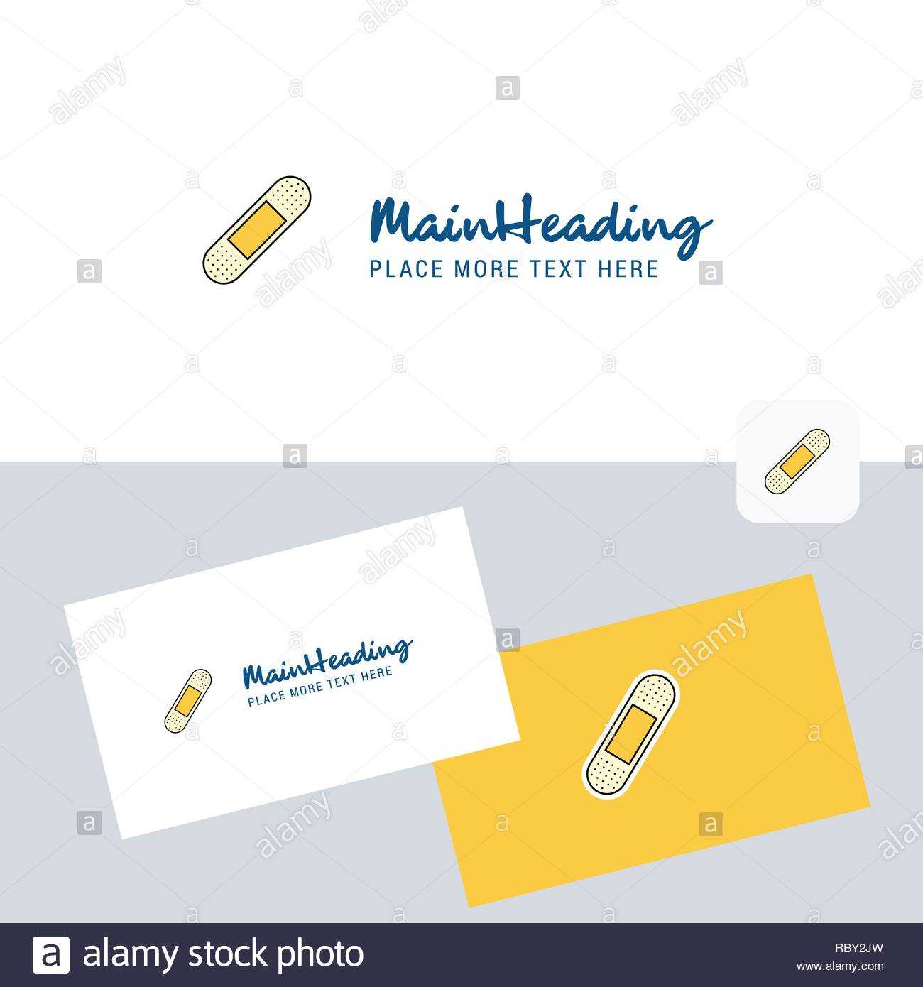 Plaster Vector Logotype With Business Card Template. Elegant For Plastering Business Cards Templates