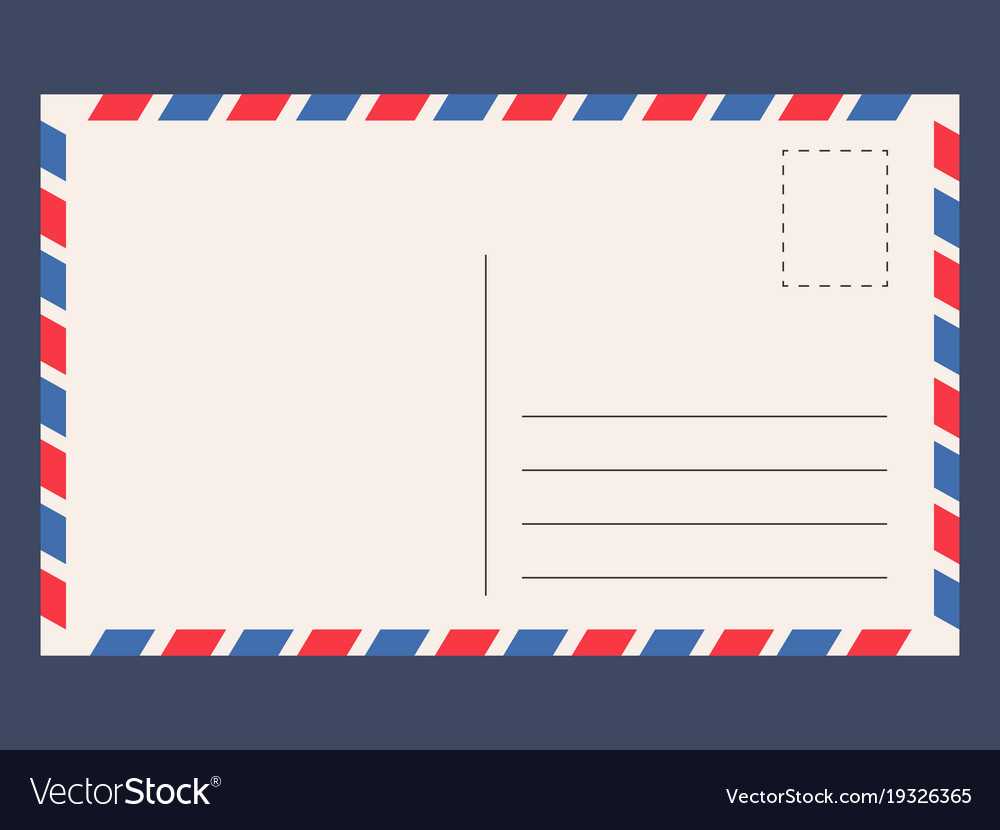 Post Card Template With Post Cards Template