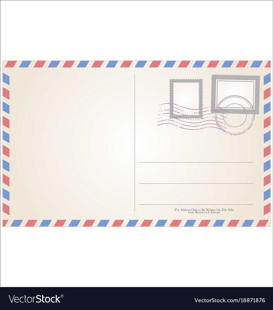 Post Card Template With Regard To Post Cards Template
