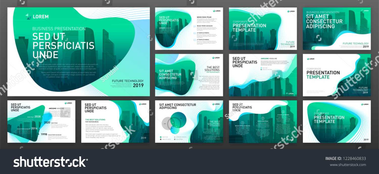 Powerpoint Presentation Layout Set Use Keynote Stock Image With Keynote Brochure Template