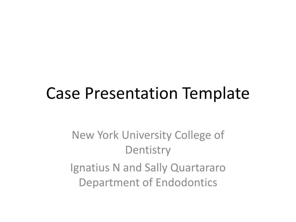 Ppt – Case Presentation Template Powerpoint Presentation Intended For Nyu Powerpoint Template