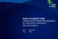 Ppt - Road Accident Fund Compulsory Briefing Session Ict for Raf Powerpoint Template