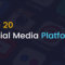 Ppt – Top 20 Social Media Platforms To Consider For Your Within University Of Miami Powerpoint Template