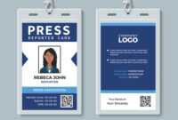 Press Reporter Id Card Template throughout Media Id Card Templates