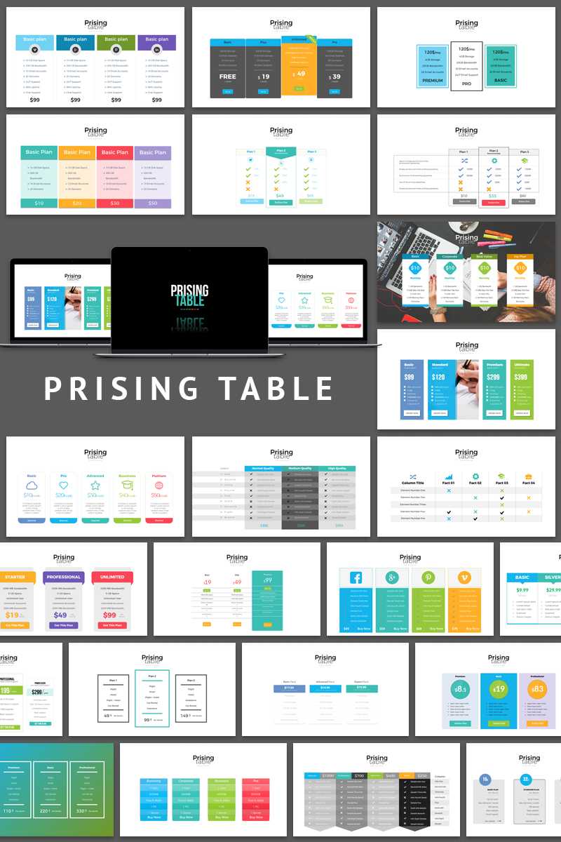 Pricing Table – Powerpoint Presentation Template Intended For Powerpoint Default Template