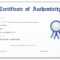 Printable Certificate Of Authenticity That Are Gorgeous Inside Certificate Of Authenticity Photography Template