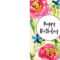 Printable Free Birthday Cards – Milas.westernscandinavia Pertaining To Mom Birthday Card Template