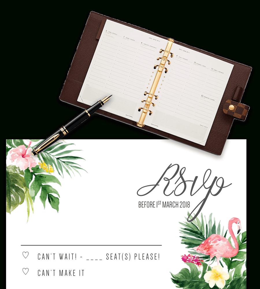 Printable Free Wedding Rsvp Template & Cards Microsoft Word With Regard To Free Printable Wedding Rsvp Card Templates