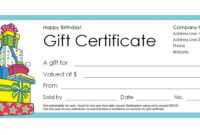 Printable Gift Certificates Templates Free - Best intended for Printable Gift Certificates Templates Free