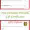Printable Gift Voucher Template | Certificatetemplategift Intended For Printable Gift Certificates Templates Free