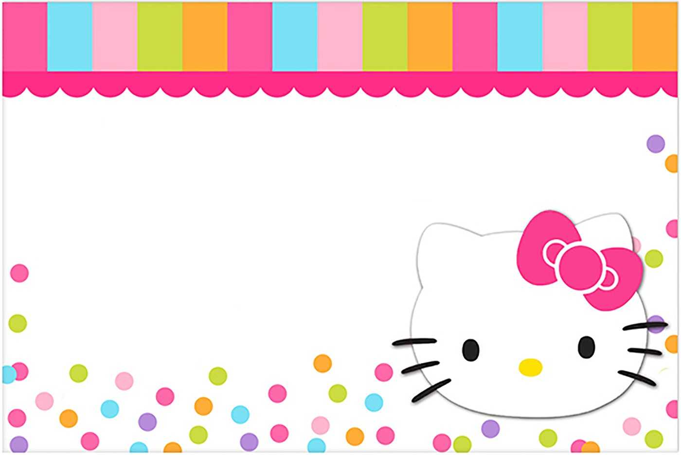 Printable Hello Kitty Birthday Invitations | Invitations Online With Regard To Hello Kitty Birthday Card Template Free