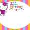 Printable Hello Kitty Invitation Card | Invitations Online In Hello Kitty Birthday Card Template Free