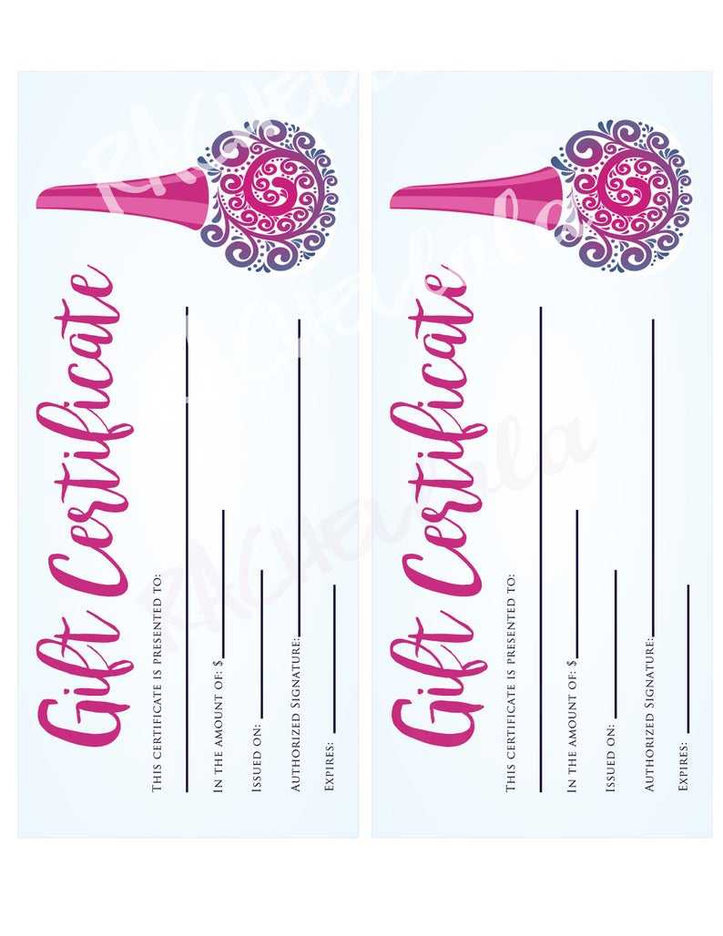 Printable Nail Salon Gift Certificate Template, Manicure, Pedicure, Nail  Tech Polish Voucher Card, Mothers Day, Instant Digital Download Pertaining To Nail Gift Certificate Template Free