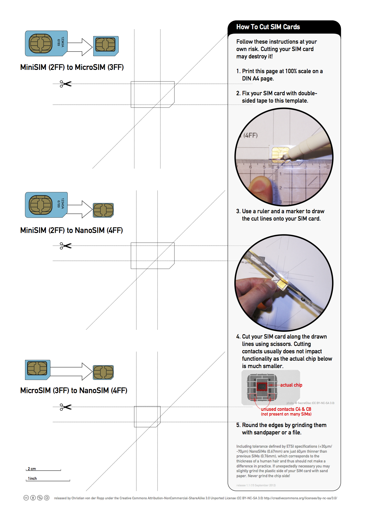 Printable Nano Sim And Micro Sim Cutting Guide [Download Intended For Sim Card Template Pdf