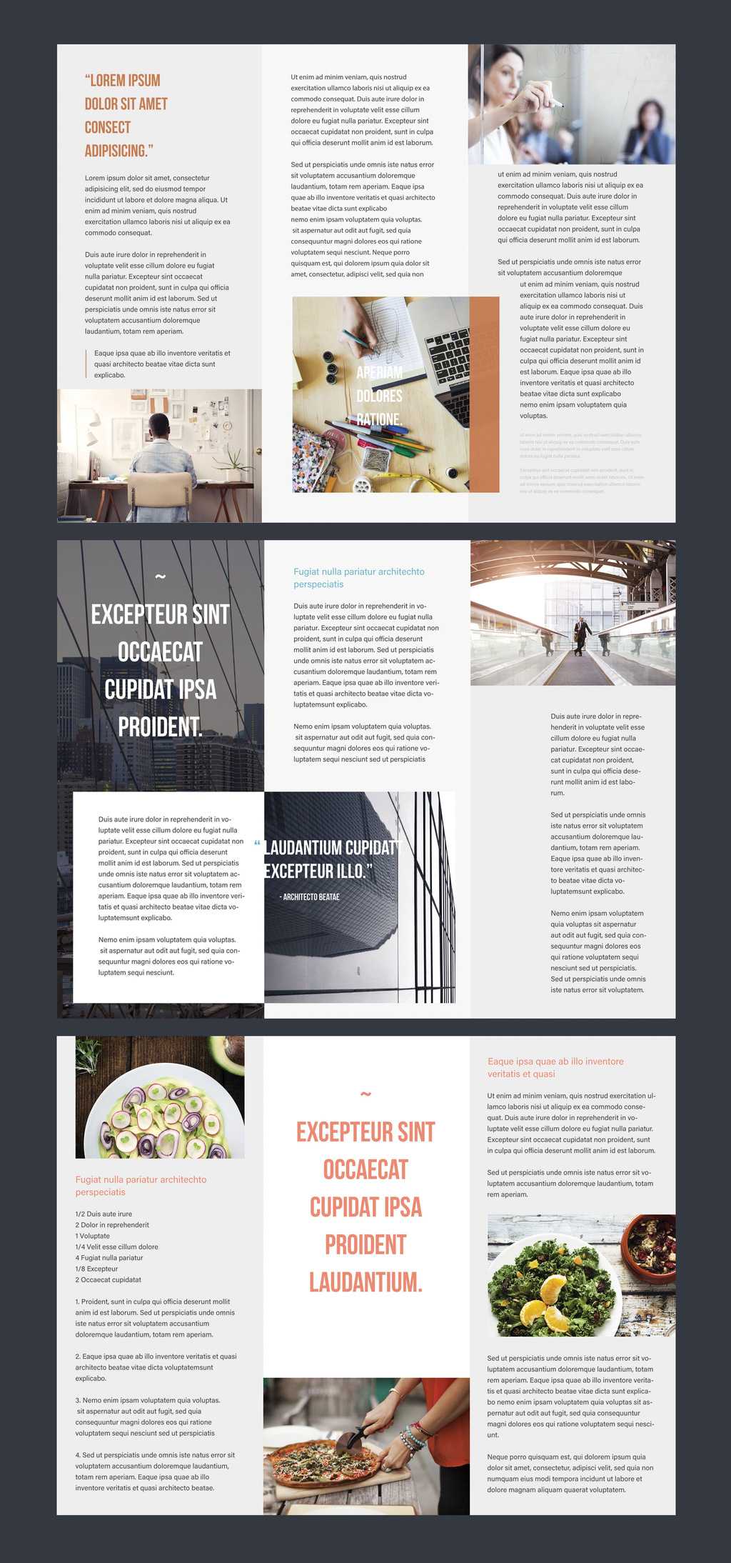 Professional Brochure Templates | Adobe Blog With Ai Brochure Templates Free Download