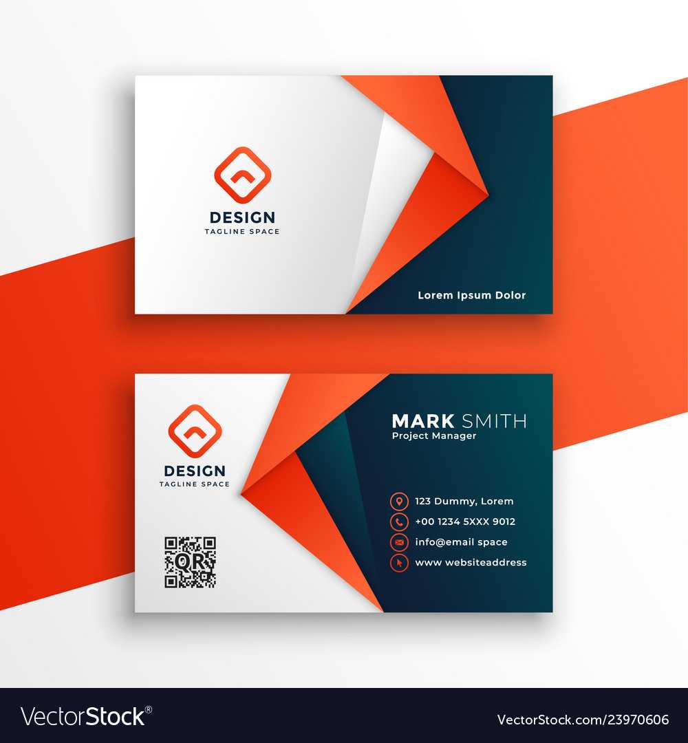 Professional Business Card Template Design For Visiting Card Templates Download