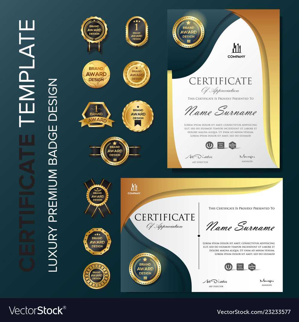 Professional Certificate Template With Luxury And In Professional Award Certificate Template