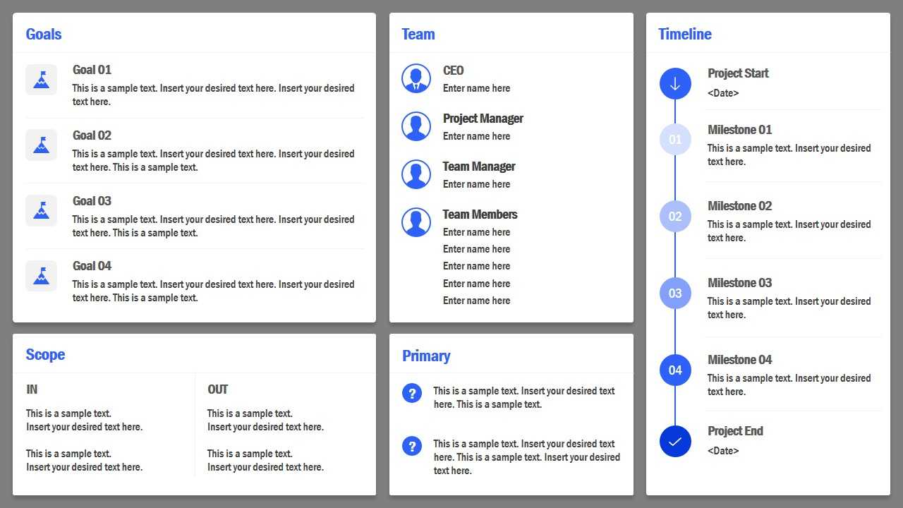 Project Charter Powerpoint Template For What Is Template In Powerpoint