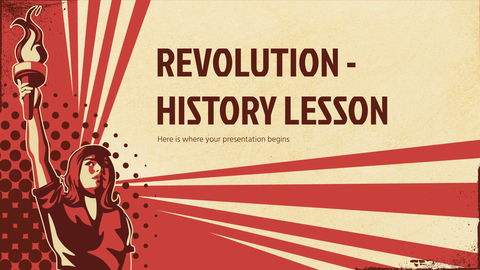 Revolution – History Lesson Google Slides Theme And Inside World War 2 Powerpoint Template