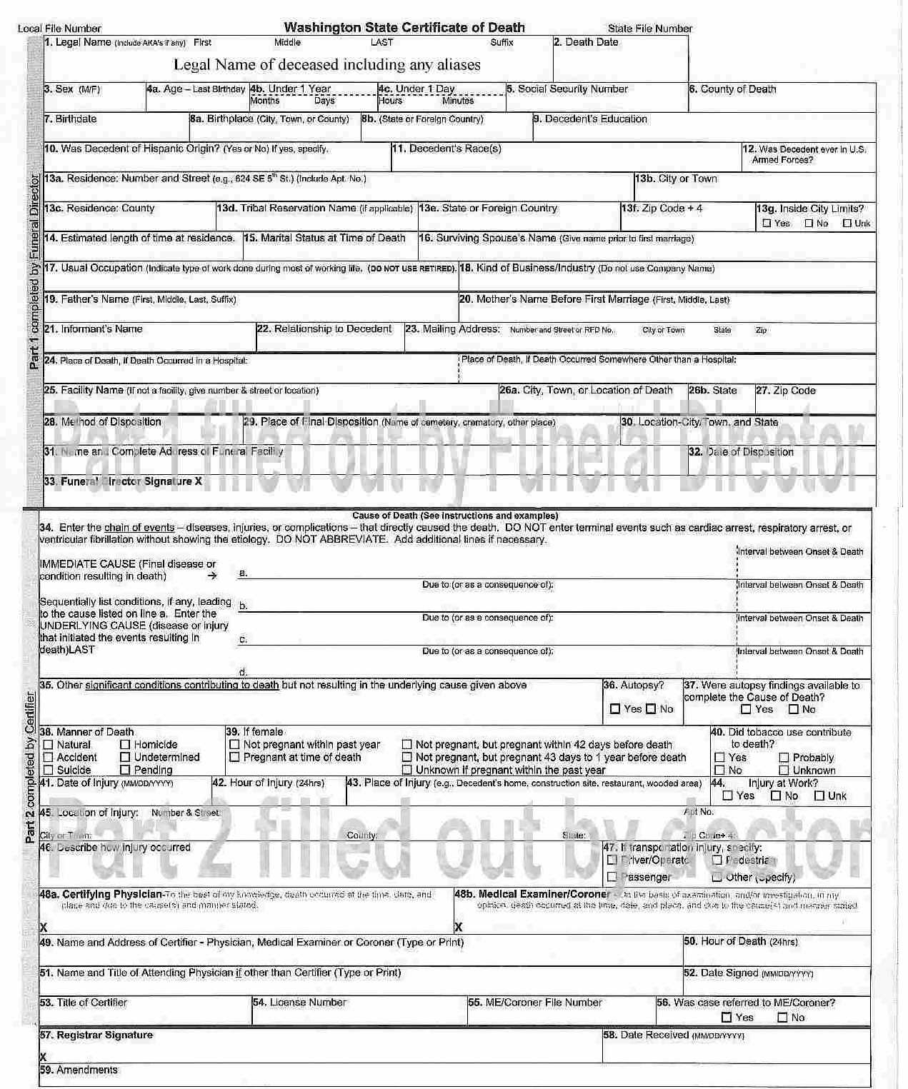 Sample Death Certificate – Milas.westernscandinavia Pertaining To Birth Certificate Template Uk