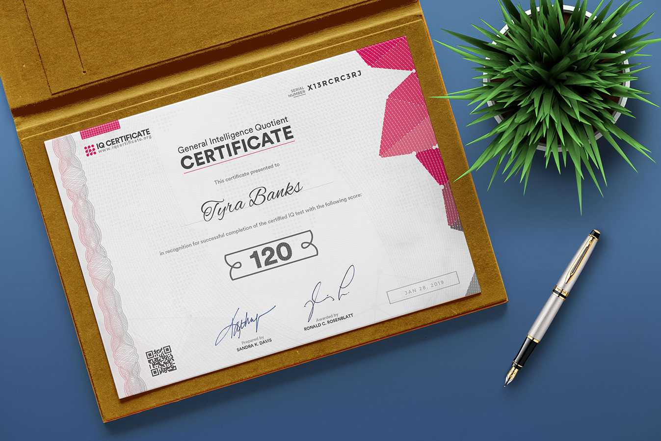 Sample Iq Certificate - Get Your Iq Certificate! For Iq Certificate Template