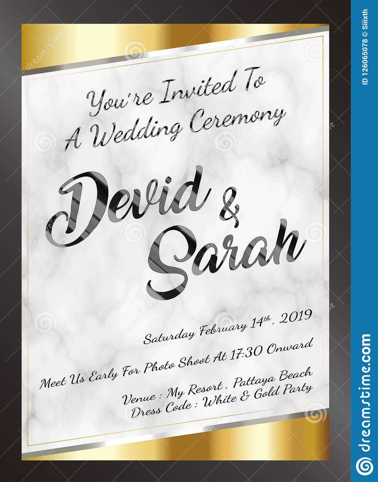 Sample Wedding Card Invitation Template Vector Eps Stock Within Sample Wedding Invitation Cards Templates