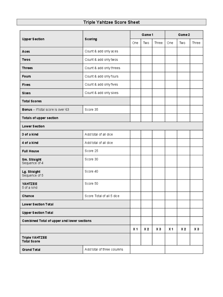 Score Sheet Template – 158 Free Templates In Pdf, Word With Bridge Score Card Template