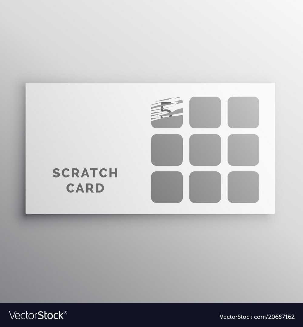 Scratch Card Mockup Template Inside Scratch Off Card Templates