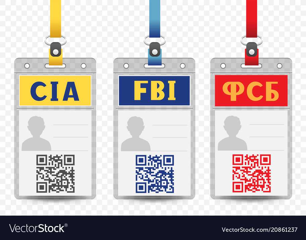 Security Service Badge Template Within Spy Id Card Template