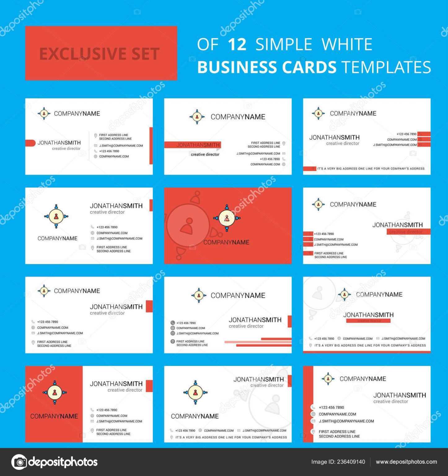 Set Networking Creative Busienss Card Template Editable throughout Set Networking Creative Busienss Card Template Editable throughout