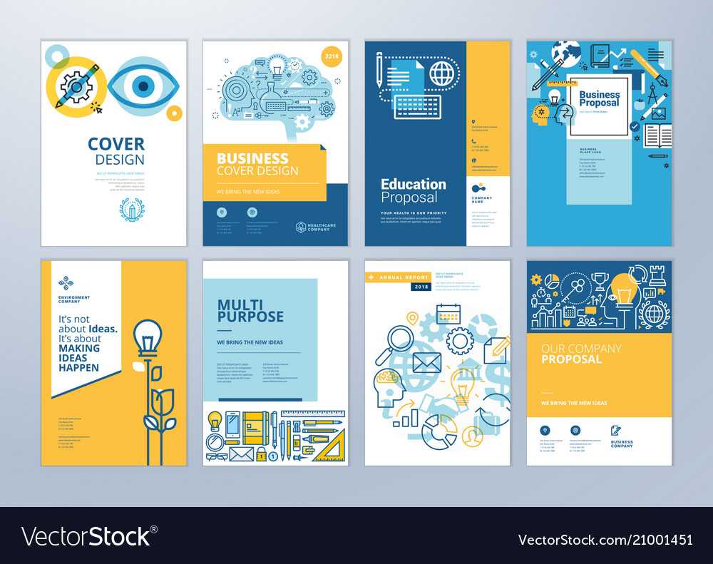 Set Of Brochure Design Templates Of Education For Brochure Design Templates For Education