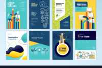 Set Of Brochure Design Templates Of Education within Brochure Design Templates For Education