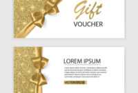 Set Of Gift Voucher Card Template Advertising Or for Advertising Card Template