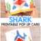 Shark Pop Up Card – Easy Peasy And Fun Inside Free Printable Pop Up Card Templates