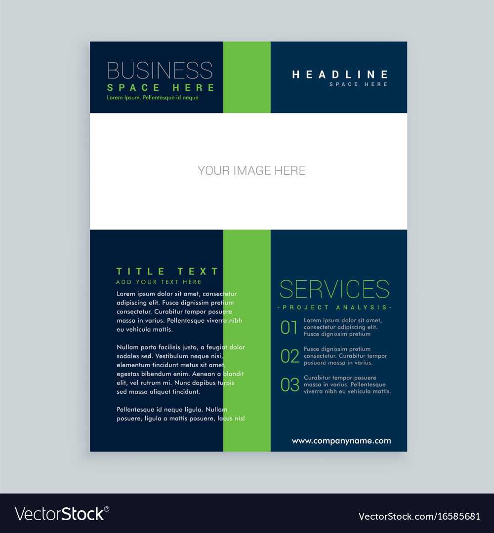 Simple Brochure Cover Flyer Template Design For Intended For One Page Brochure Template