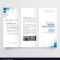 Simple Trifold Business Brochure Template Design in One Page Brochure Template