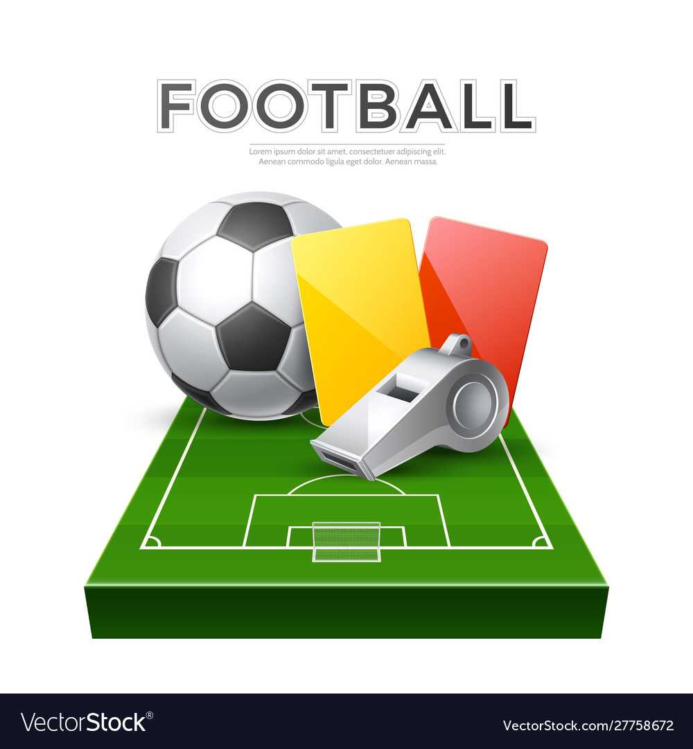 Soccer Football Poster 3D Whistle Ball Card Pertaining To Soccer Referee Game Card Template