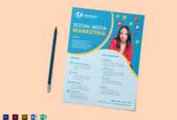 Social Media Marketing Flyer Template in Social Media Brochure Template