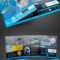 Social Media Tri Fold Brochure Corporate Identity Template In Social Media Brochure Template