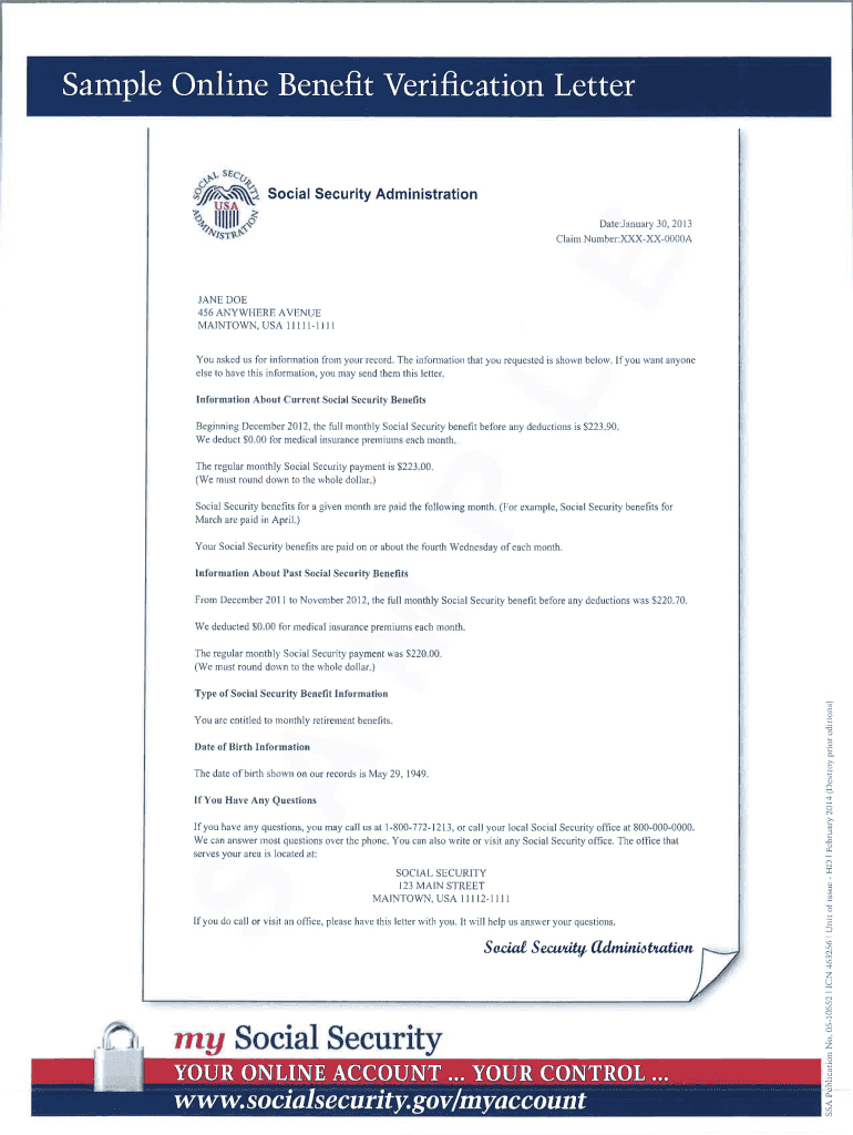 Social Security Award Letter Sample Pdf – Fill Online For Social Security Card Template Pdf