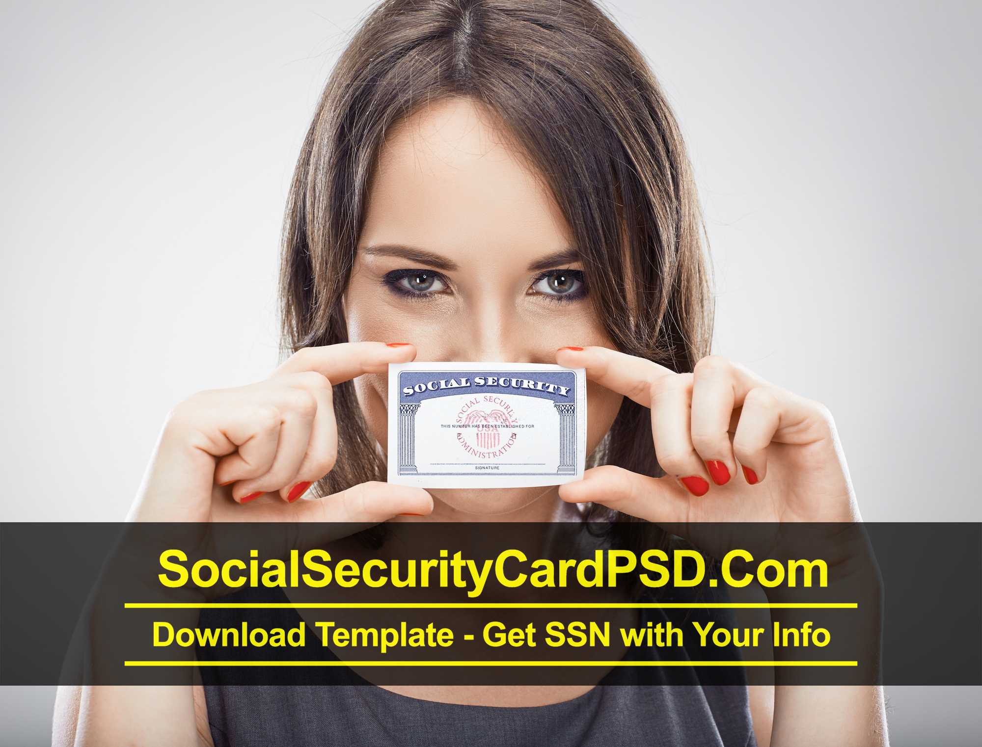 Social Security Card Psd Template Collection 2020 Inside Social Security Card Template Download