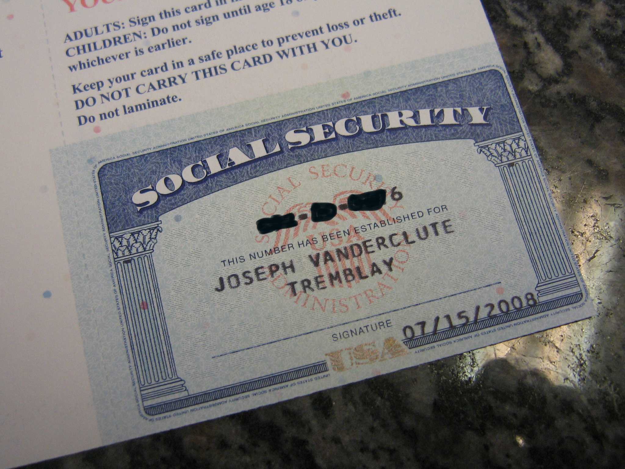 Ssn Card Template. Social Security Card Royalty Free Stock Intended For Social Security Card Template Free
