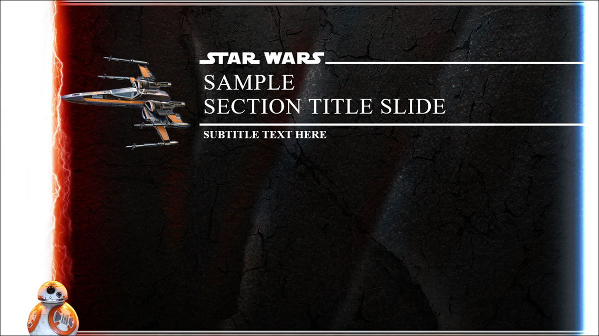 Star Wars Force Awakens Powerpoint Template On Behance With Regard To Powerpoint Templates War