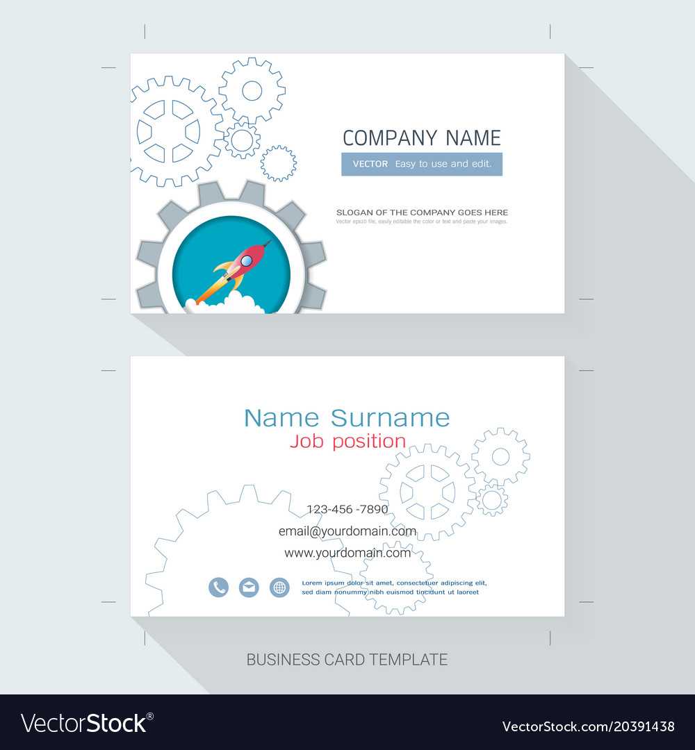 Startup Business Card Or Name Card Template In Table Name Card Template