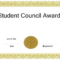 Student Council Award | Templates At Allbusinesstemplates For Free Printable Blank Award Certificate Templates