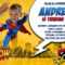 Superman Birthday Invitations | Kustom Kreations Intended For Superman Birthday Card Template