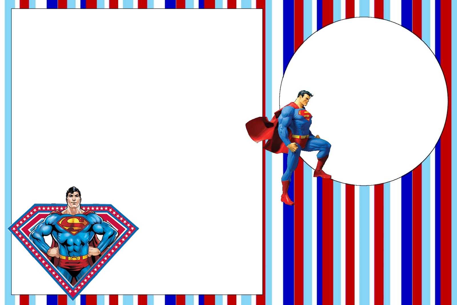 Superman Free Printable Invitations. – Oh My Fiesta! In English Inside Superman Birthday Card Template