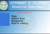 T R C : Employee Id Card Template in Teacher Id Card Template