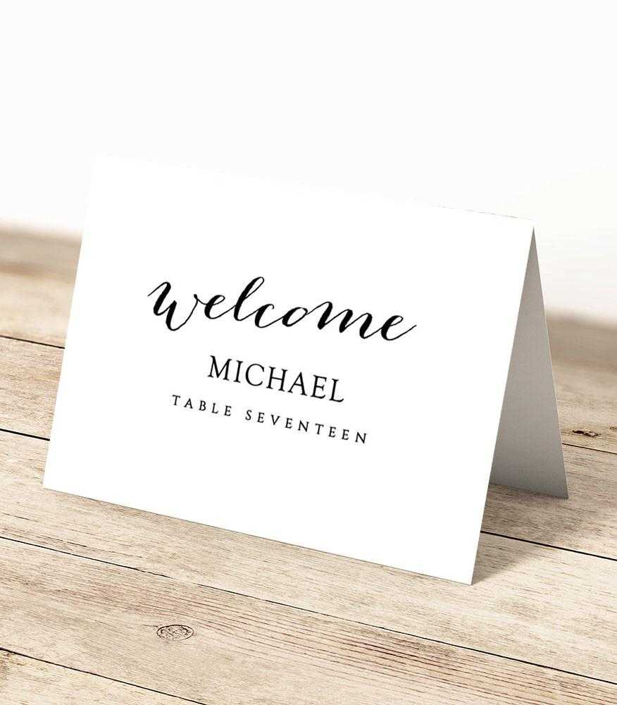 Table Cards Template – Milas.westernscandinavia Intended For Place Card Setting Template